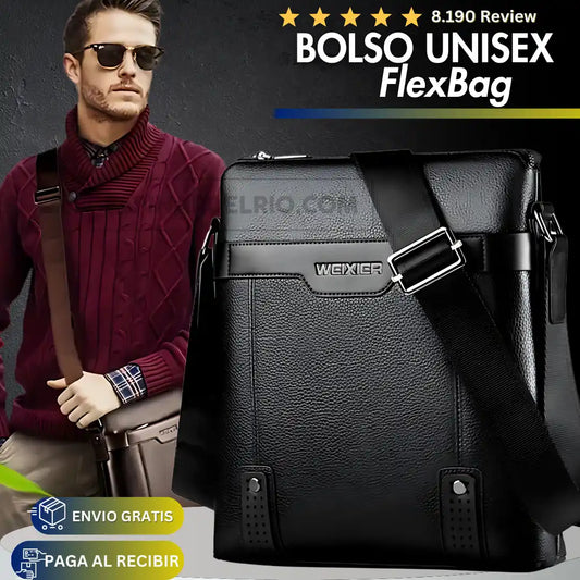Bolso de cuero Unisex Flex Bag 50%OFF