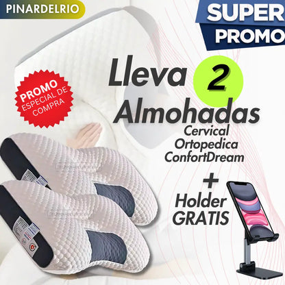 Almohadas Cervical Ortopedica  ConfortDream Gratis: “50 Meditaciones para Sueño Reparador” con tu compra