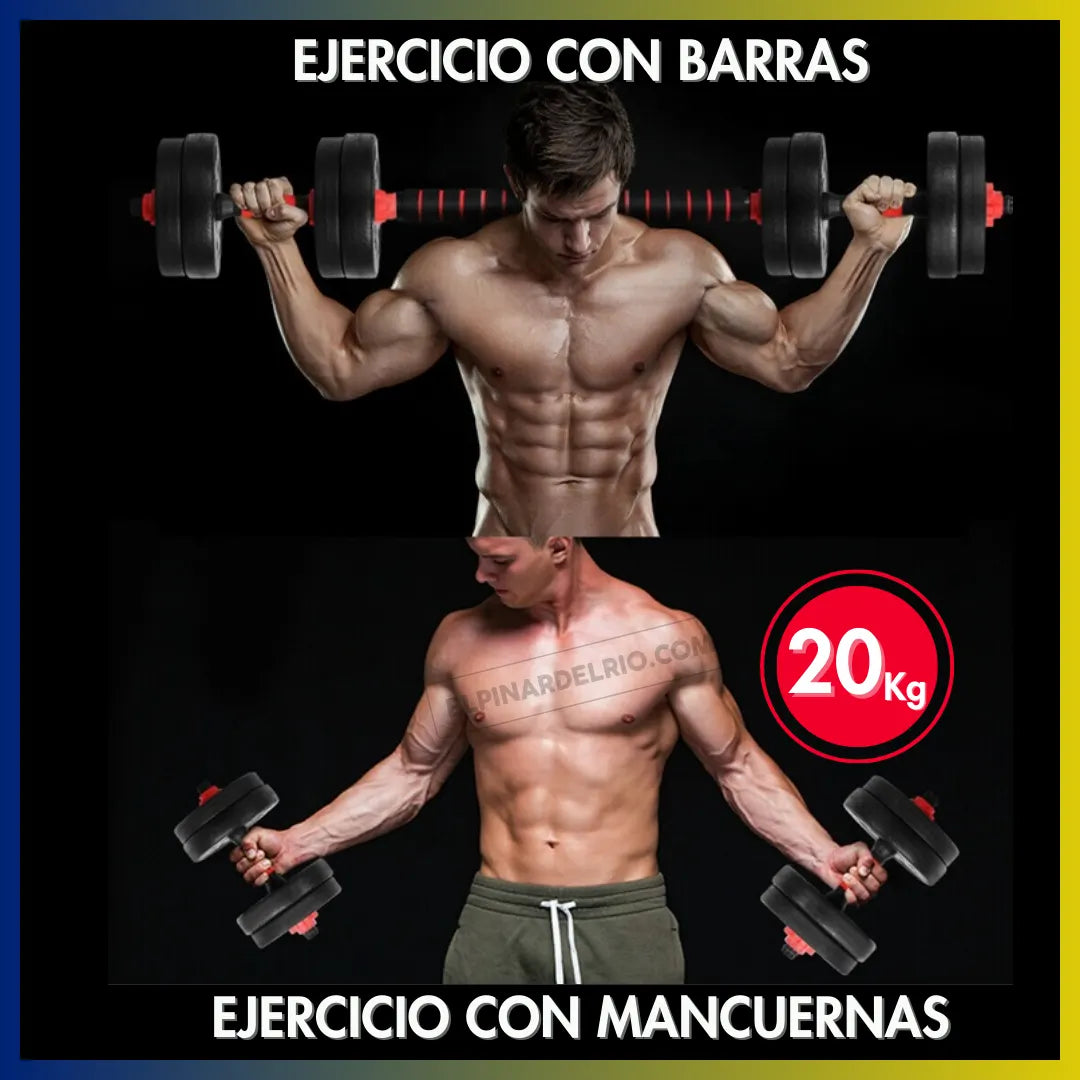 Kit Mancuernas ajustables Flexi Fit % OFF