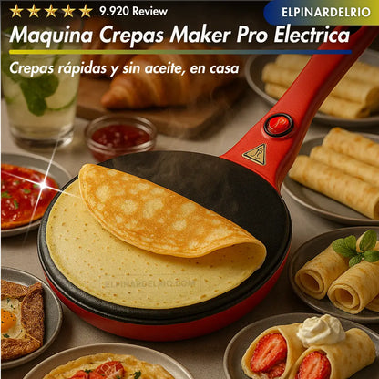 Maquina Crepas Maker Pro Electrica