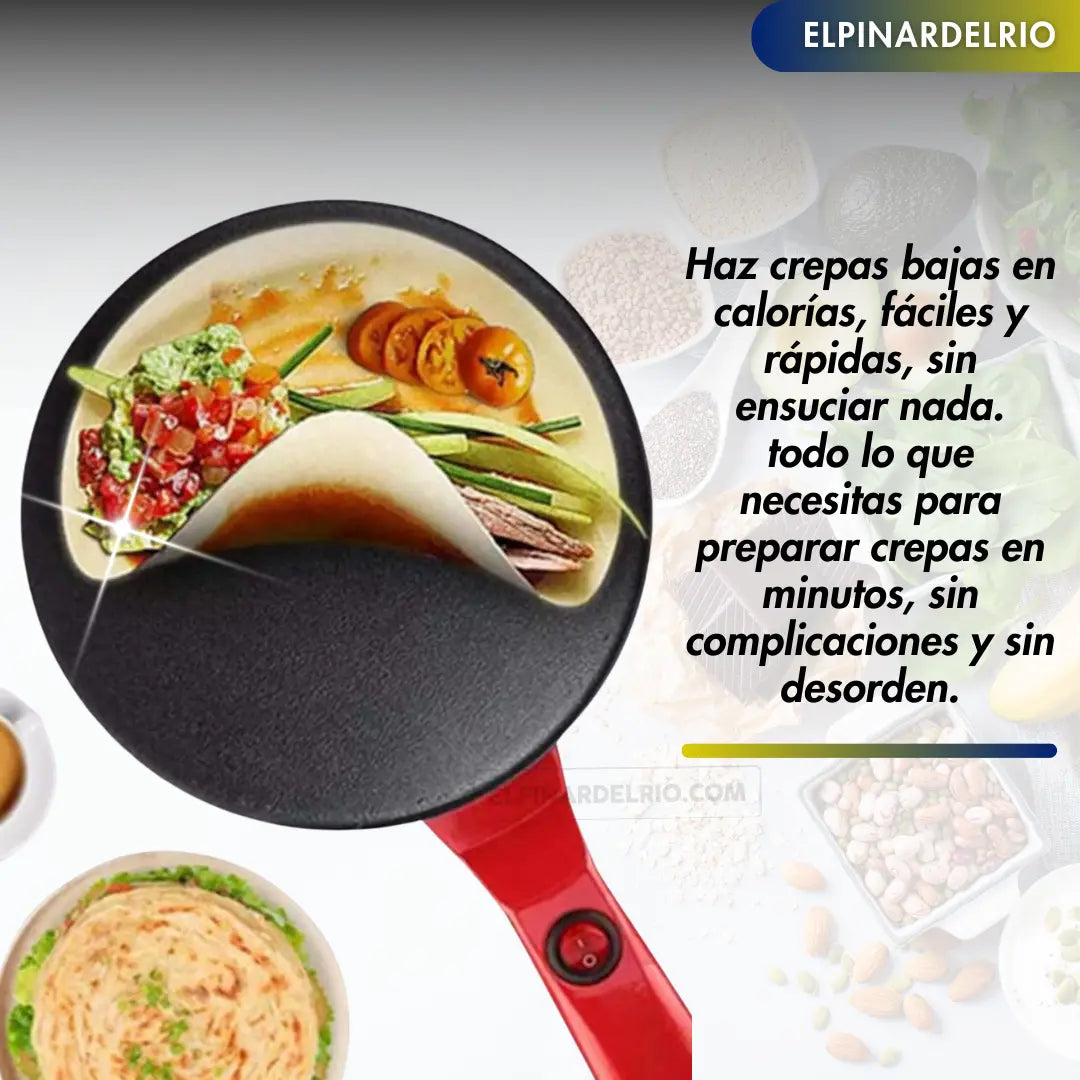 Maquina Crepas Maker Pro Electrica
