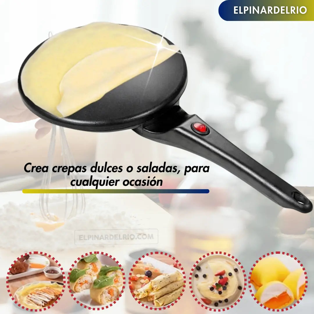 Maquina Crepas Maker Pro Electrica