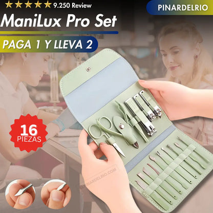 PAGA 1 Y LLEVA 2 ManiLux Pro Set de Manicure y Pedicure