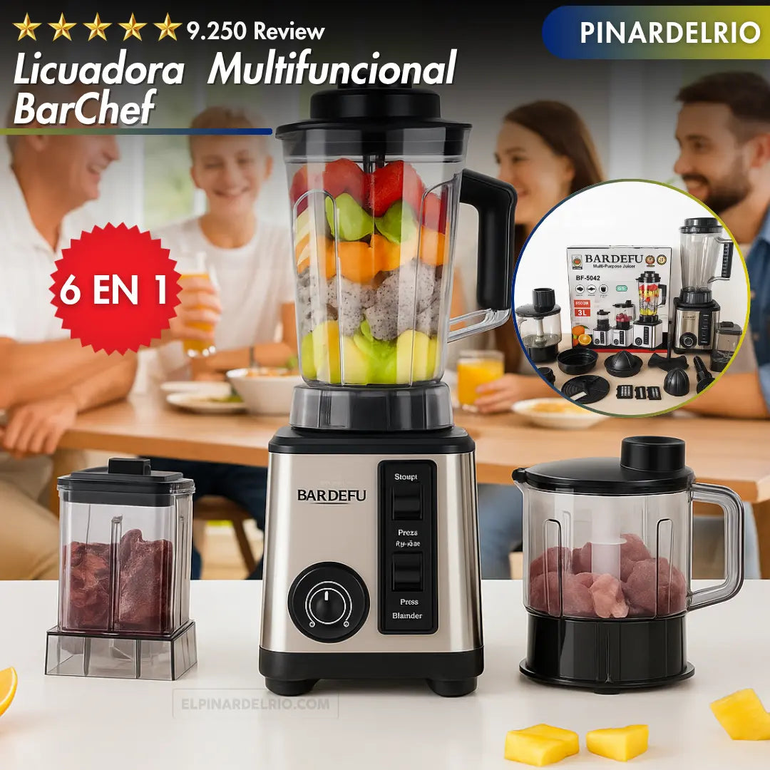 Licuadora Multifuncional BarChef 6 EN1