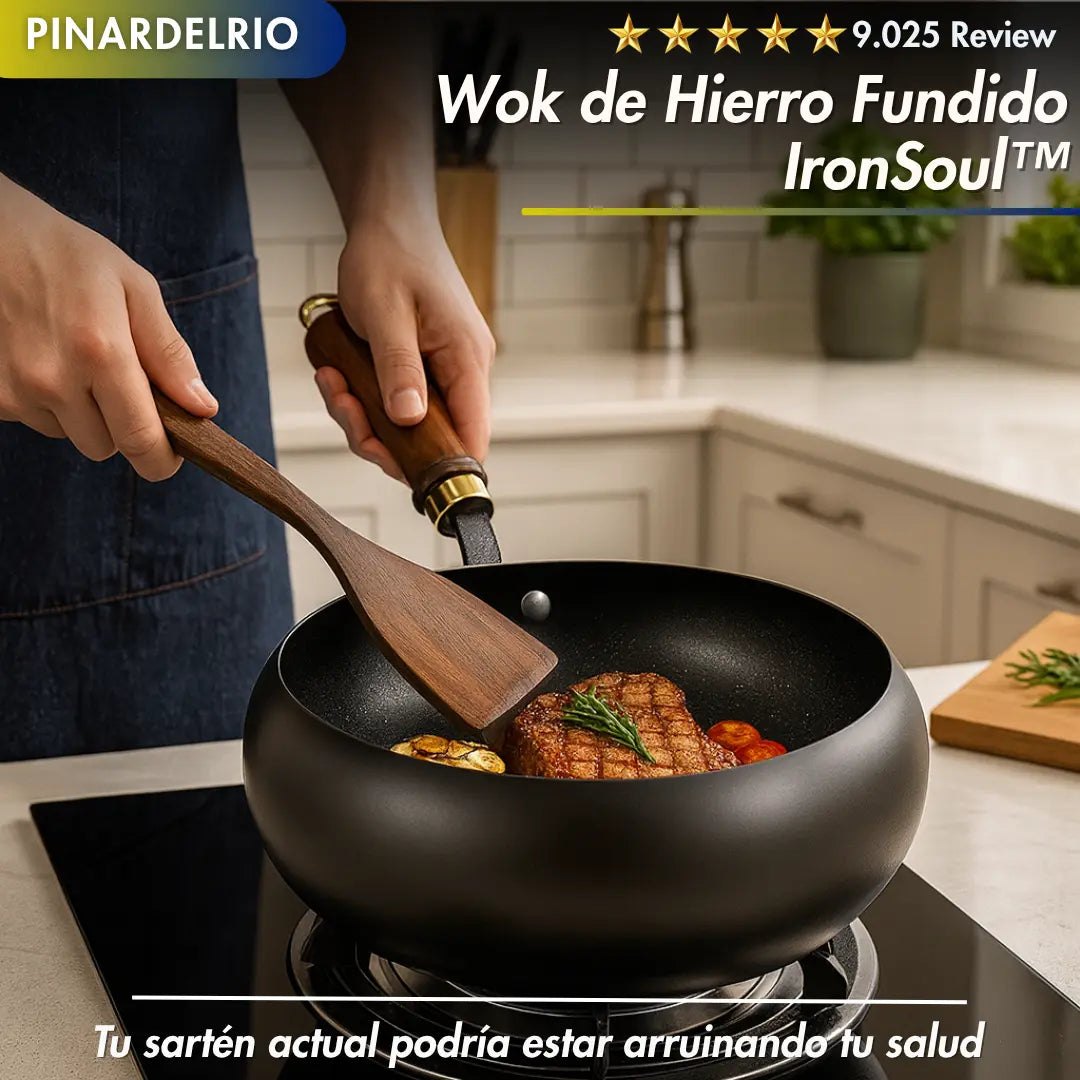 Wok de Hierro Fundido IronSoul™