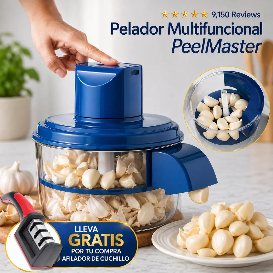 Pelador Multifuncional PeelMaster TKT + Afilador de cuchillos gratis