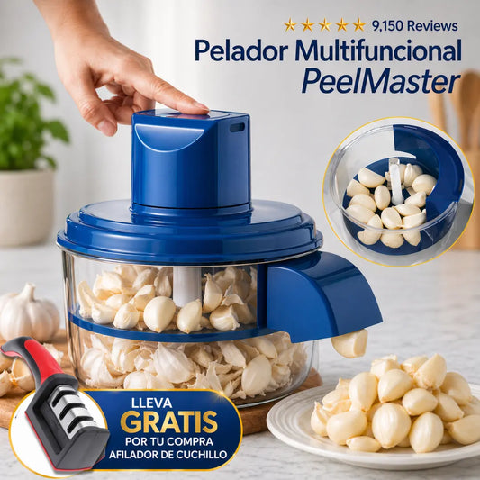 Pelador Multifuncional PeelMaster TKT + Afilador de cuchillos gratis