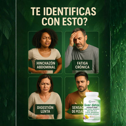 Suplemento Herbal Regenerador Liver Detox – Cleanse & Repair