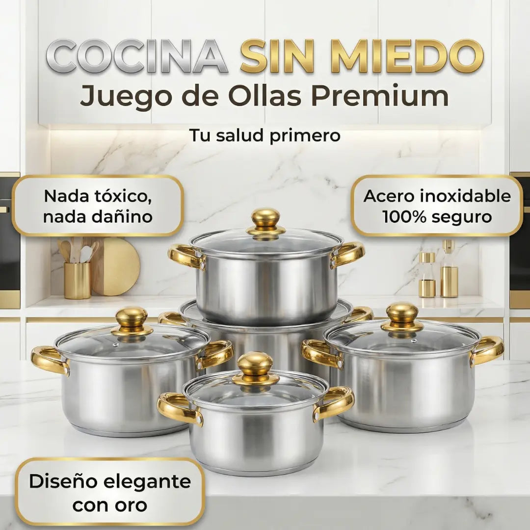 Bateria Royal Acero 10pcs