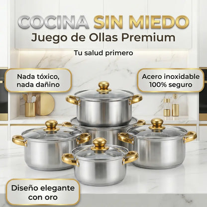 Bateria Royal Acero 10pcs