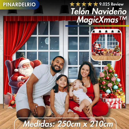 Telón Navideño MagicXmas™