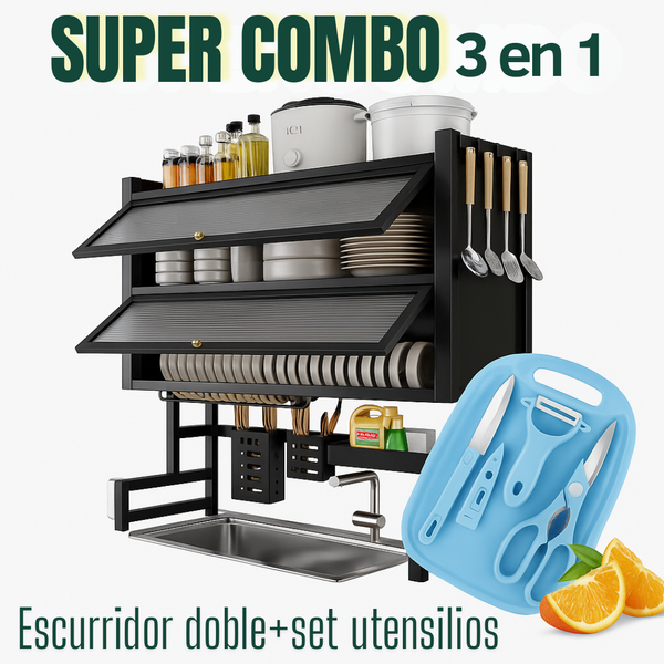 Escurridor DuoRack Super Combo 3 EN 1