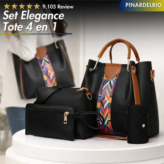 Set Elegance Tote 4 en 1