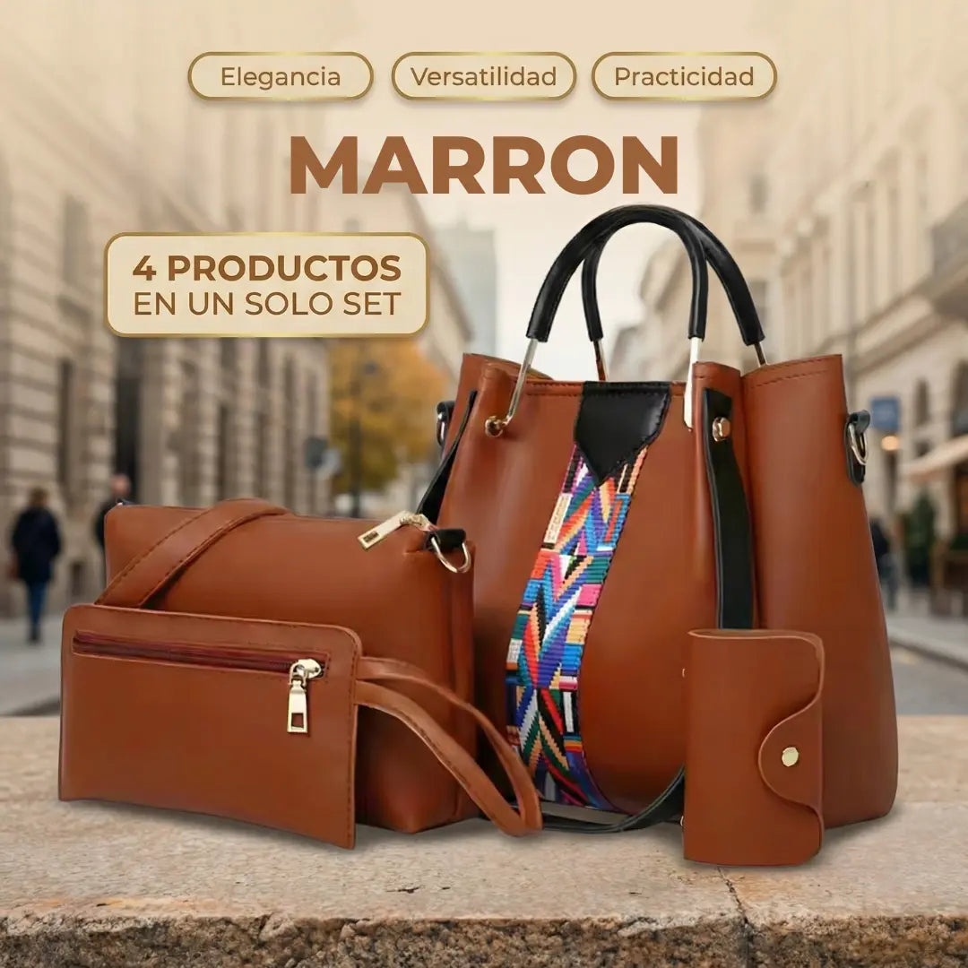 Set Elegance Tote 4 en 1