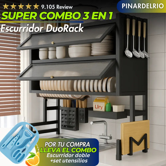 Escurridor DuoRack Super Combo 3 EN 1