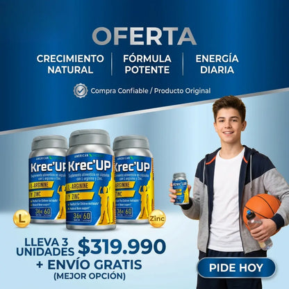 KREC UP suplemento Alimenticio para jovenes