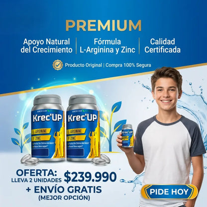 KREC UP suplemento Alimenticio para jovenes
