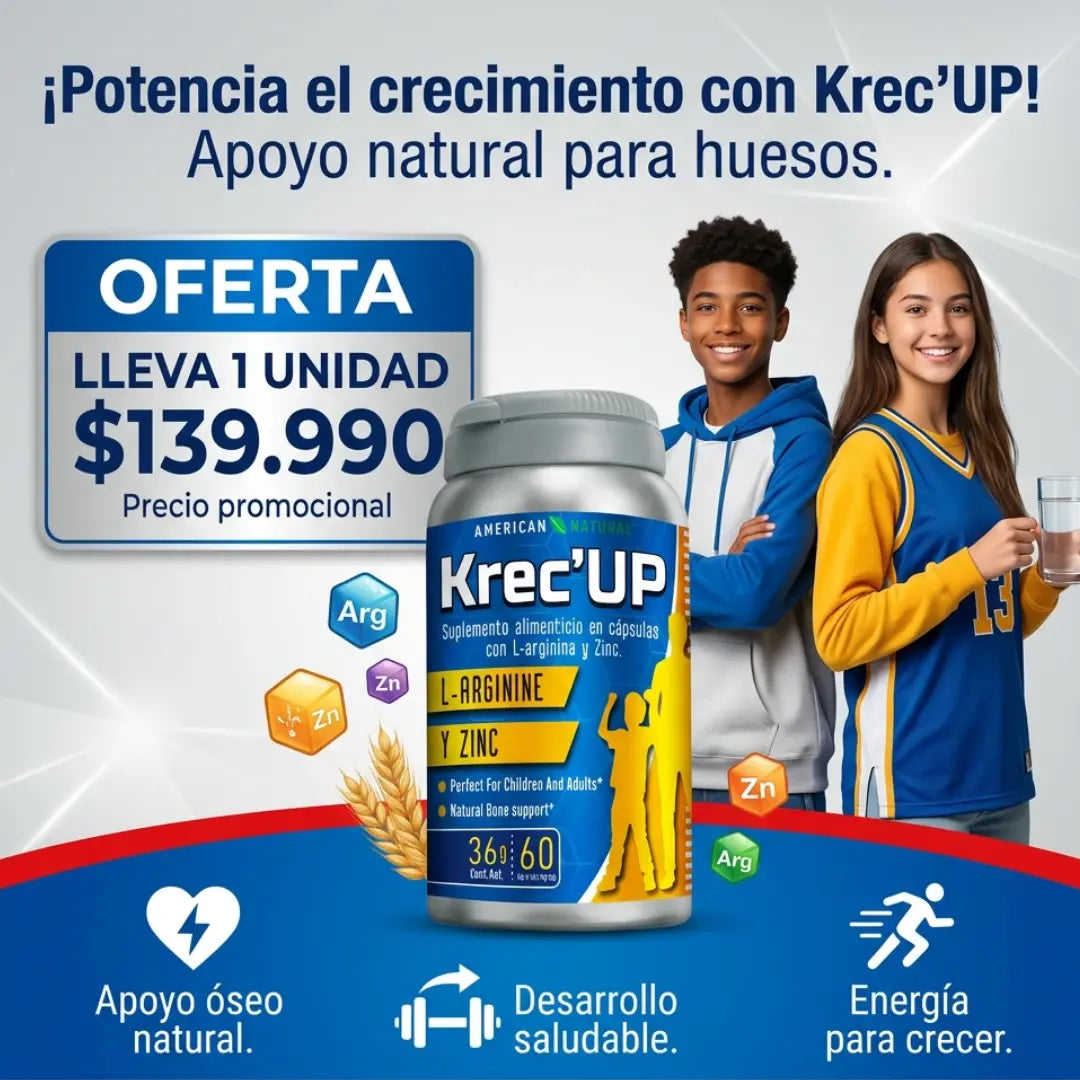 KREC UP suplemento Alimenticio para jovenes