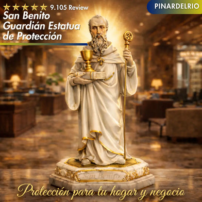 San Benito Guardián Estatua de Protección