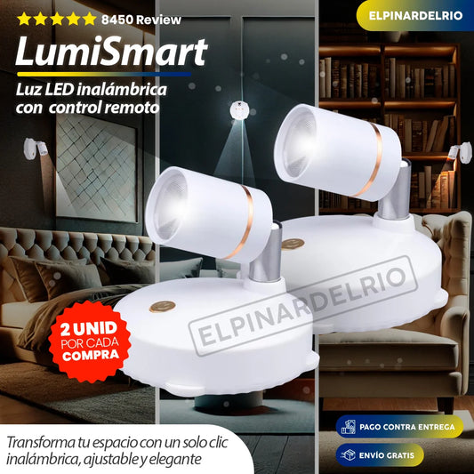 PACK X 2 Luz Led Inalambrica LUMI SMART