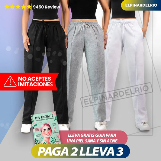 Paga 2 lleva 3 Jogger Paris Luxe Premium + Obsequio Guía para una Piel Sana y Libre de Acné