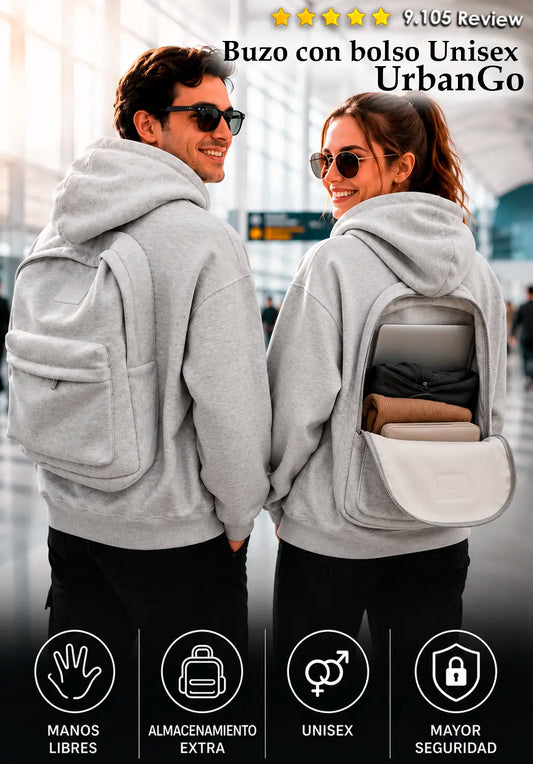 Buzo con bolso Unisex UrbanGo