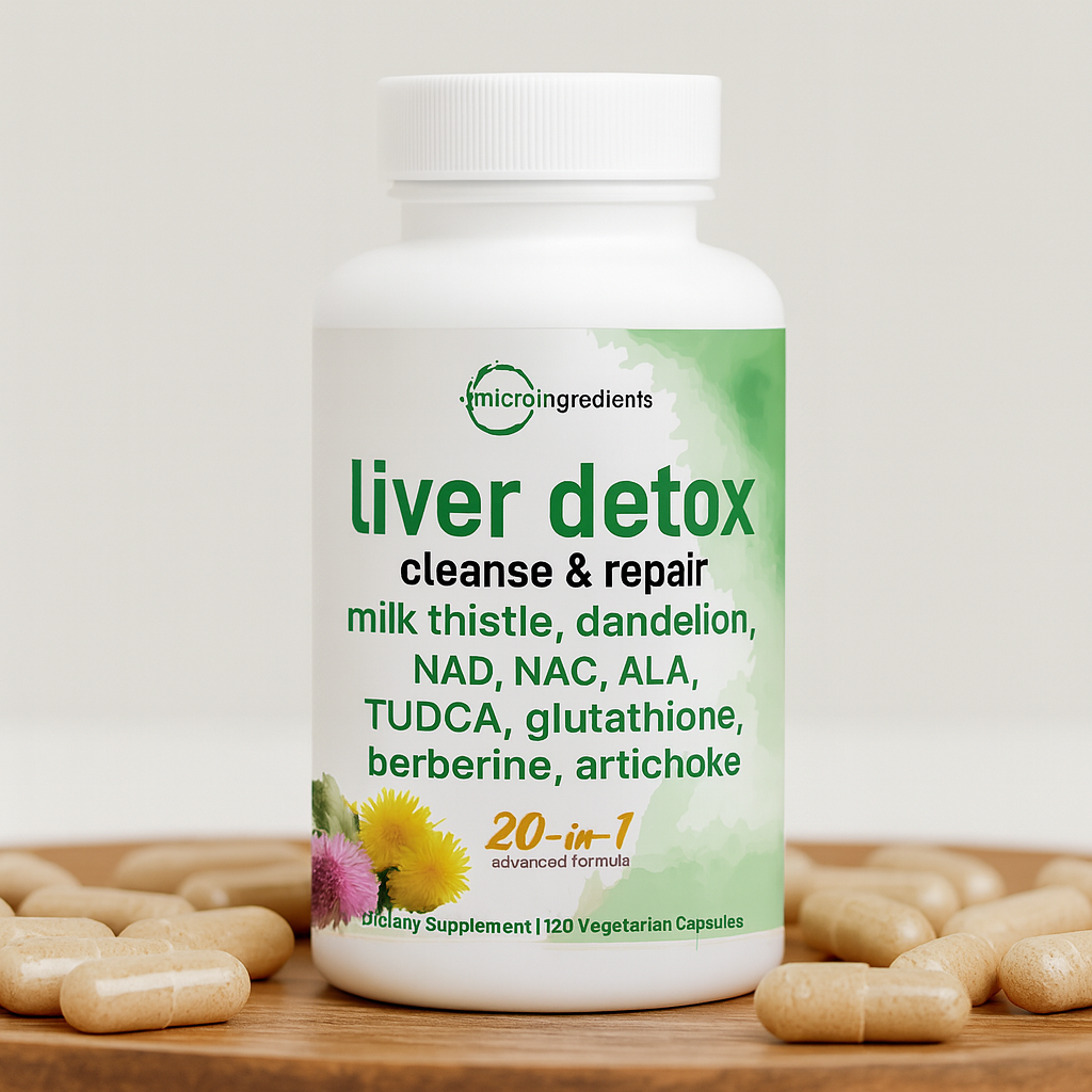 Suplemento Herbal Regenerador Liver Detox – Cleanse & Repair