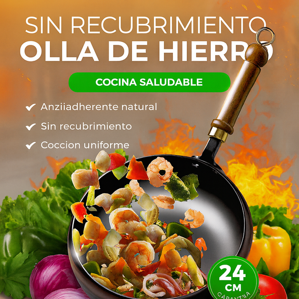 Wok de Hierro Fundido IronSoul™