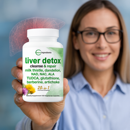 Suplemento Herbal Regenerador Liver Detox – Cleanse & Repair