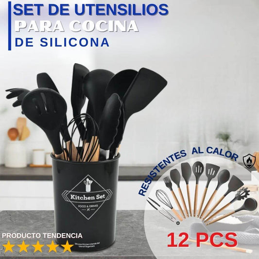 Set x12 Utensilios Para cocina FlexiChef 50%OFF