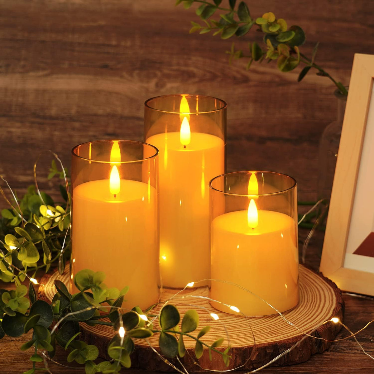 Pack X 3 Velas LED Glow Essence (Usa 2 baterías AAA)