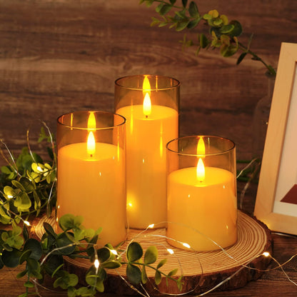 Pack X 3 Velas LED Glow Essence (Usa 2 baterías AAA)