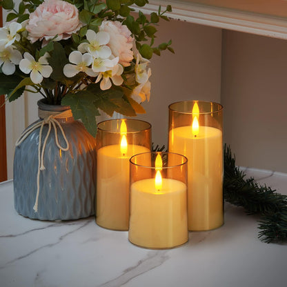 Pack X 3 Velas LED Glow Essence (Usa 2 baterías AAA)